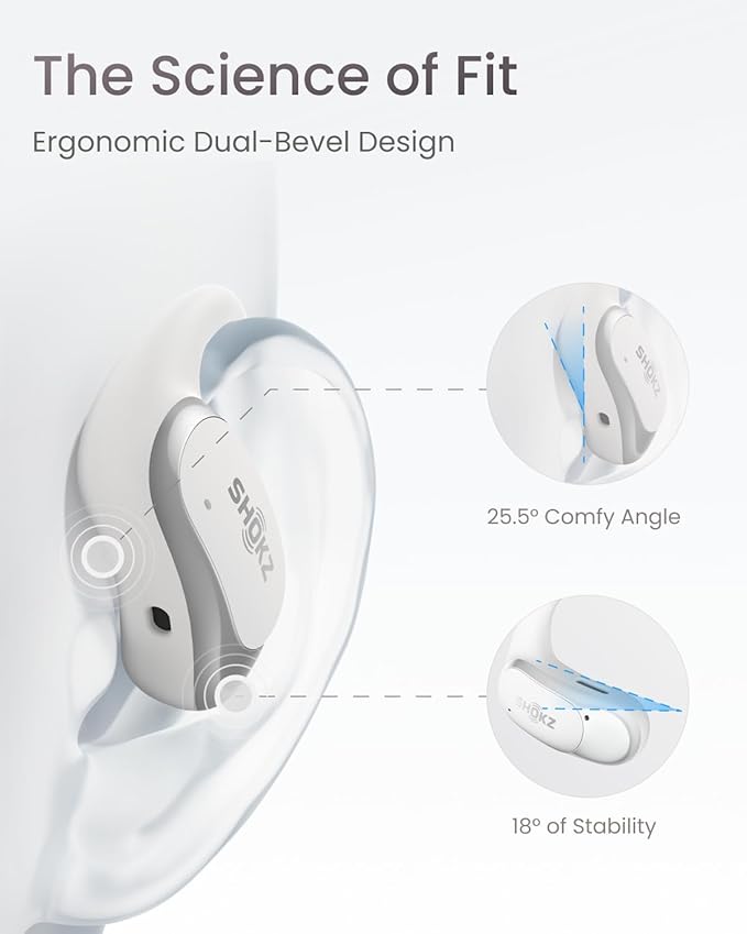 Shokz OpenFit Air True Wireless Earbuds | White | 38-T511WT